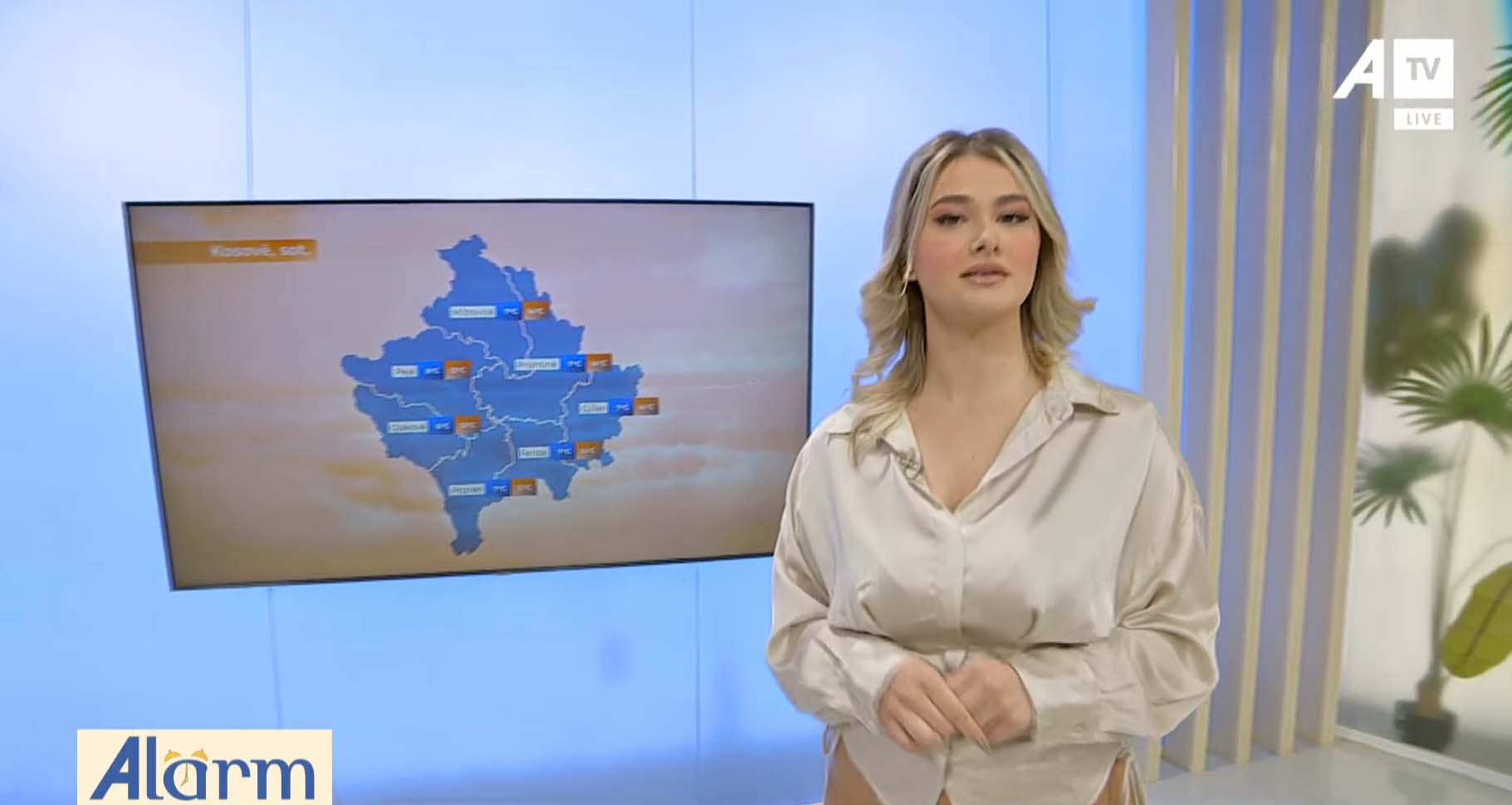 Javë me vranësira dhe reshje të shiut – Parashikimi i motit me Diellza Dakën