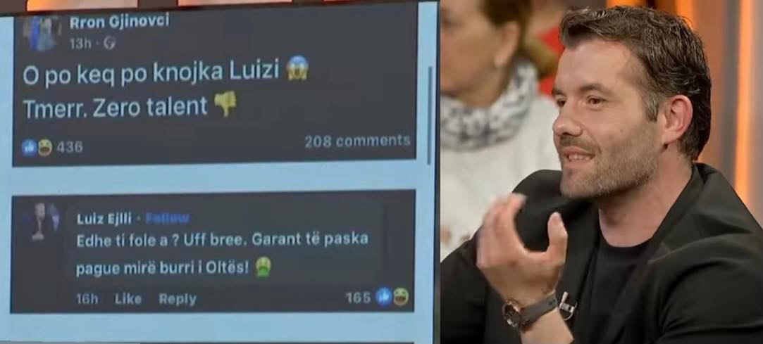 “Nuk di të këndoj, zero talent”- Rron Gjinovci doli publikisht kundër Luiz Ejllit, tezja e tij ia bën komentin epik