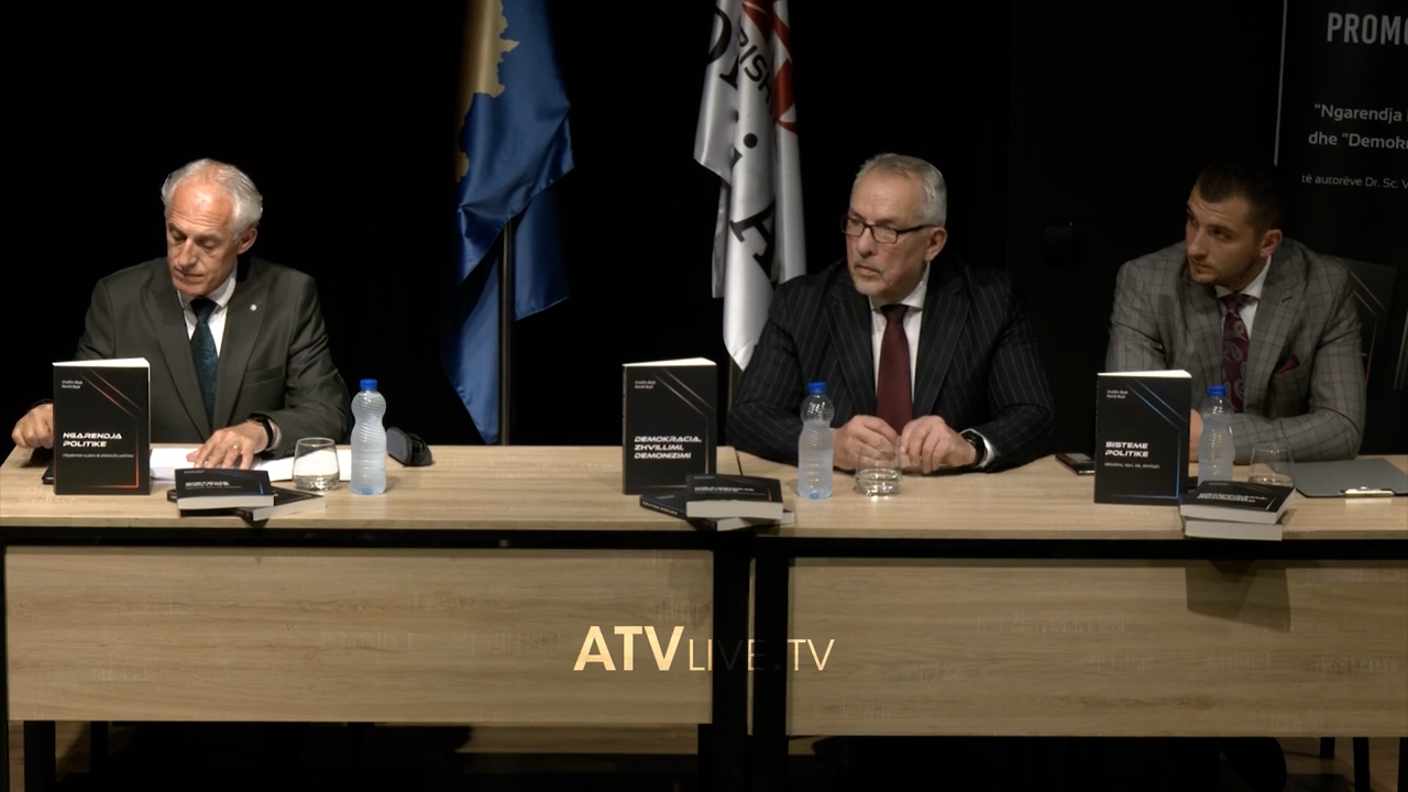 Ramë e Vrullim Buja promovojnë tre librat kushtuar demokracisë