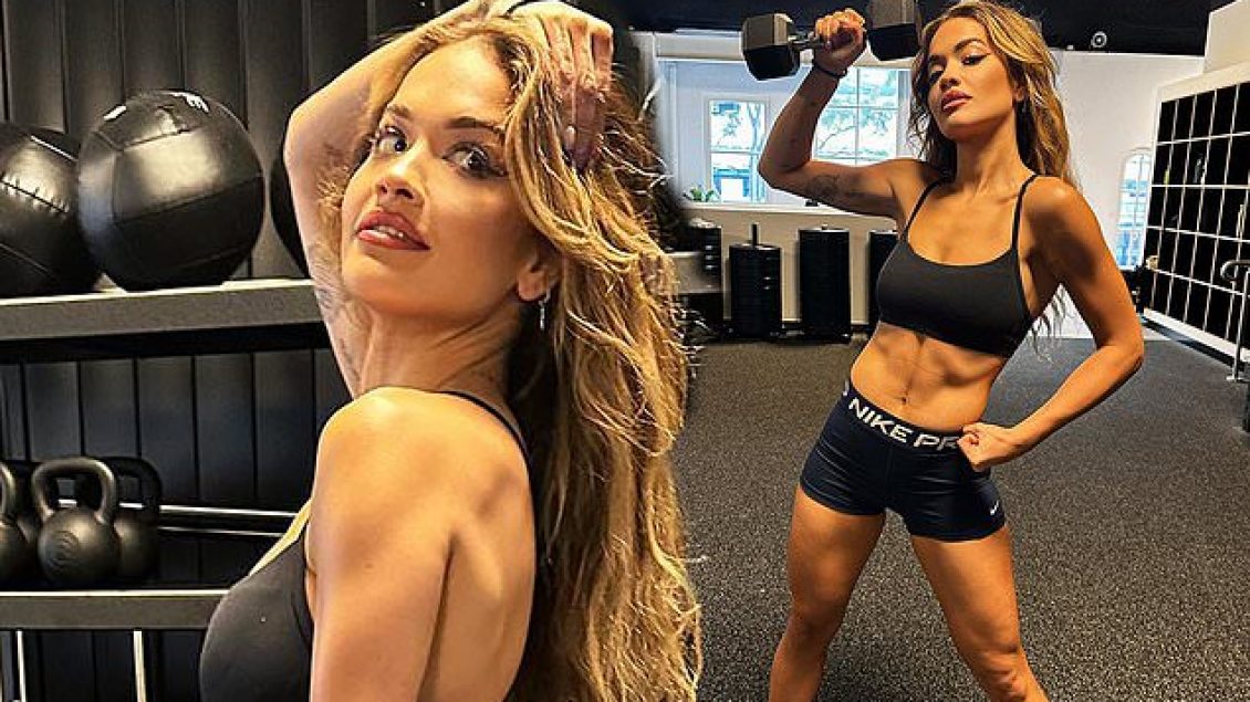 Rita Ora mahnit me linjat trupore në fotografitë e reja nga palestra