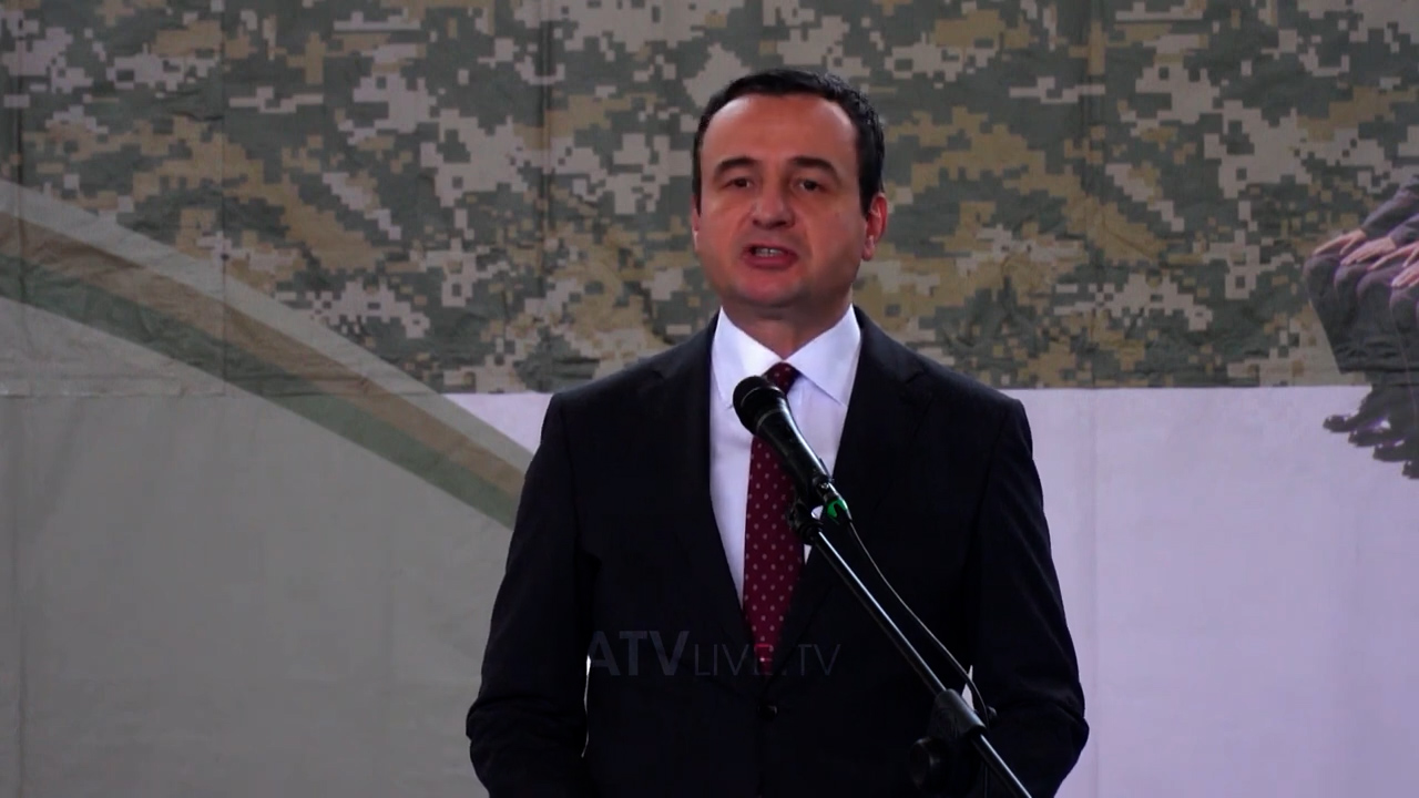 Kurti: Nuk e forcojmë ushtrinë për ta sulmuar dikën, por për t’u mbrojtur nga dikush
