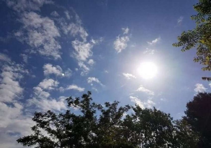 Moti sot me diell dhe vranësira, maksimalja 27 gradë celsius