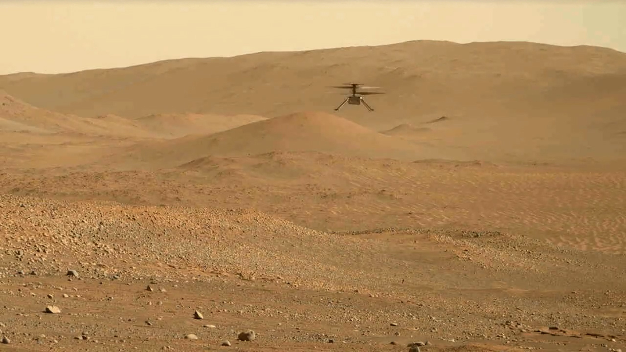 NASA ka publikuar pamjet e fluturimit dhe uljes së helikopterit Ingenuity në Mars