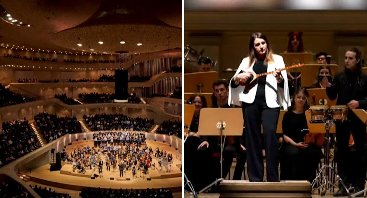 Flet shqiptarja që futi çiftelinë në Filharmoninë e Gjermanisë