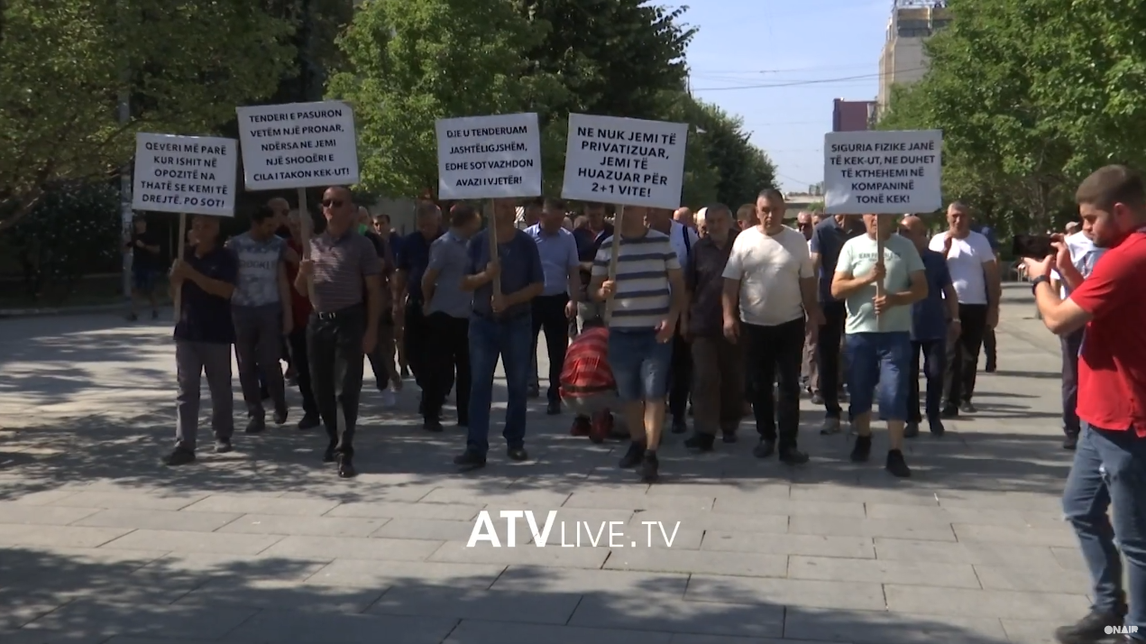 Sërish protestojnë punëtorët e sigurimit fizik në KEK