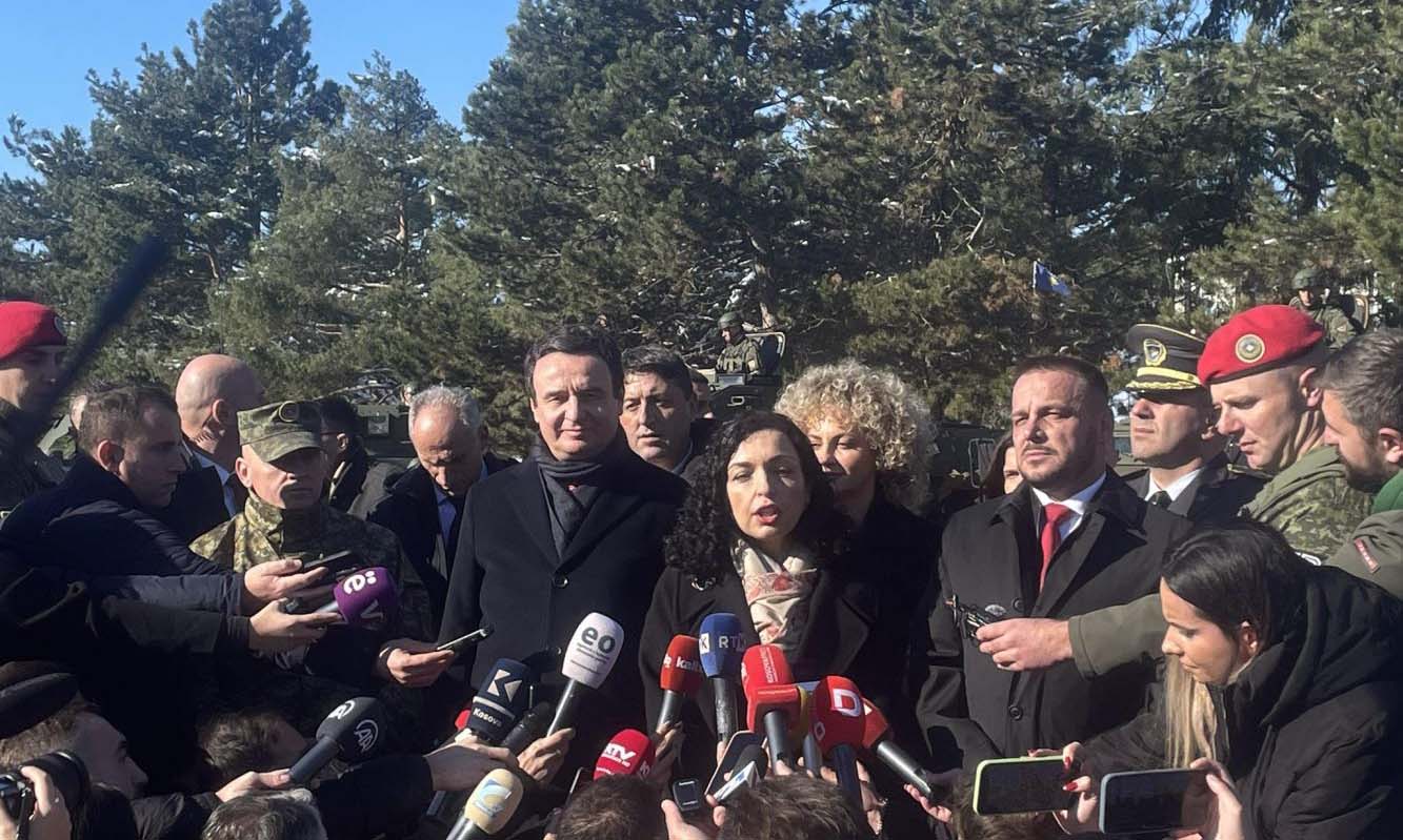 Osmani e Kurti në FSK: Ushtarët të gatshëm ta japin jetën për Kosovën, të trajnuar me standarde të NATO-s