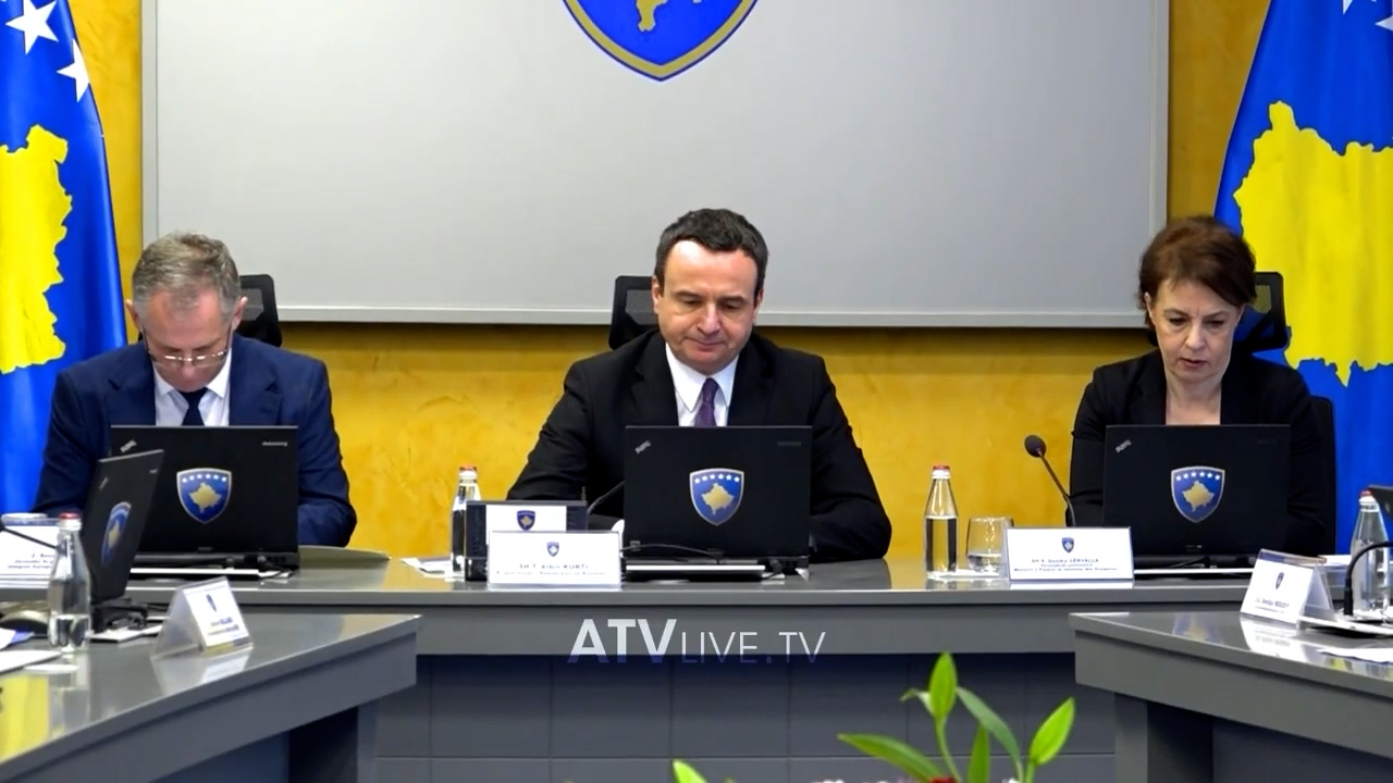 Qeveria e Kosovës sot mban mbledhje