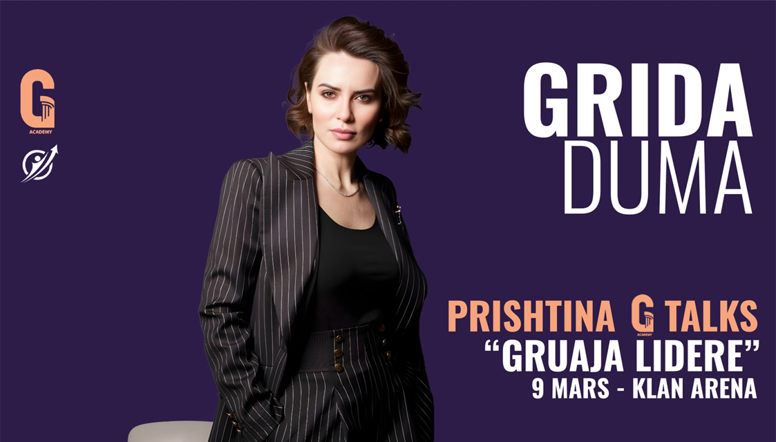 Prishtina G Talks, “Gruaja Lidere” me Grida Duma vjen në Klan Arena