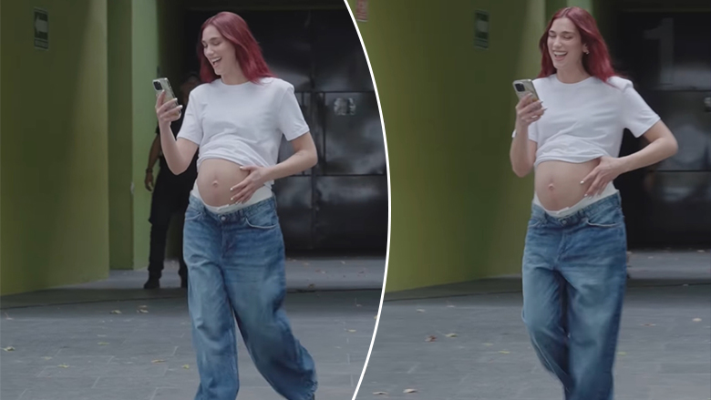 Dua Lipa shfaqet “shtatzënë” në reklamën e re për ‘Porsche’, fansat vërshojnë me komente