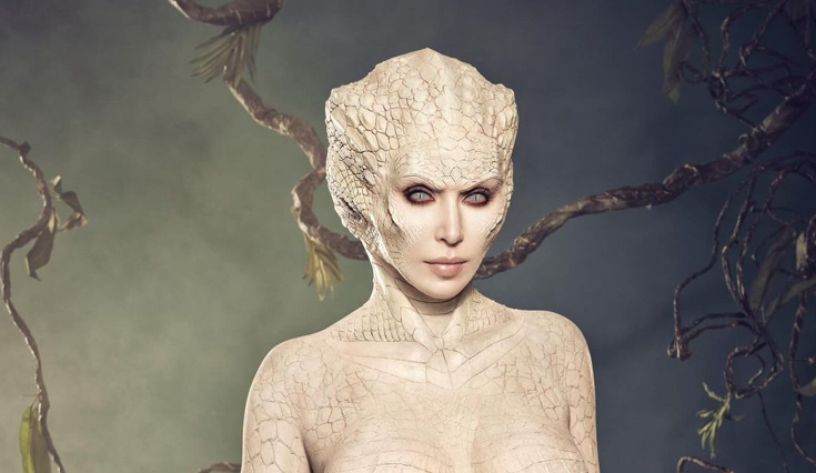 Transformimi i Kim Kardashian për Halloween