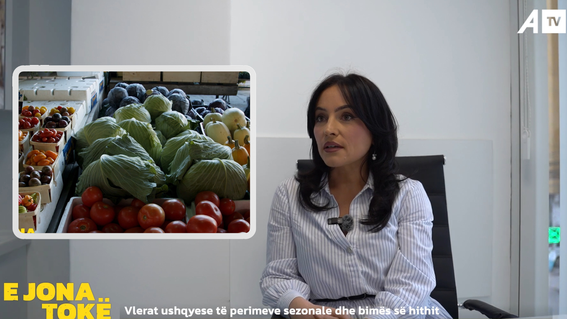 Nutricistja Albulena Shabani tregon se cilat janë vlerat ushqyese të perimeve sezonale dhe bimës së hithit
