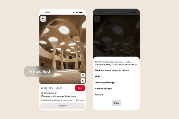​Pinterest sjell etiketat AI në platformën e tij