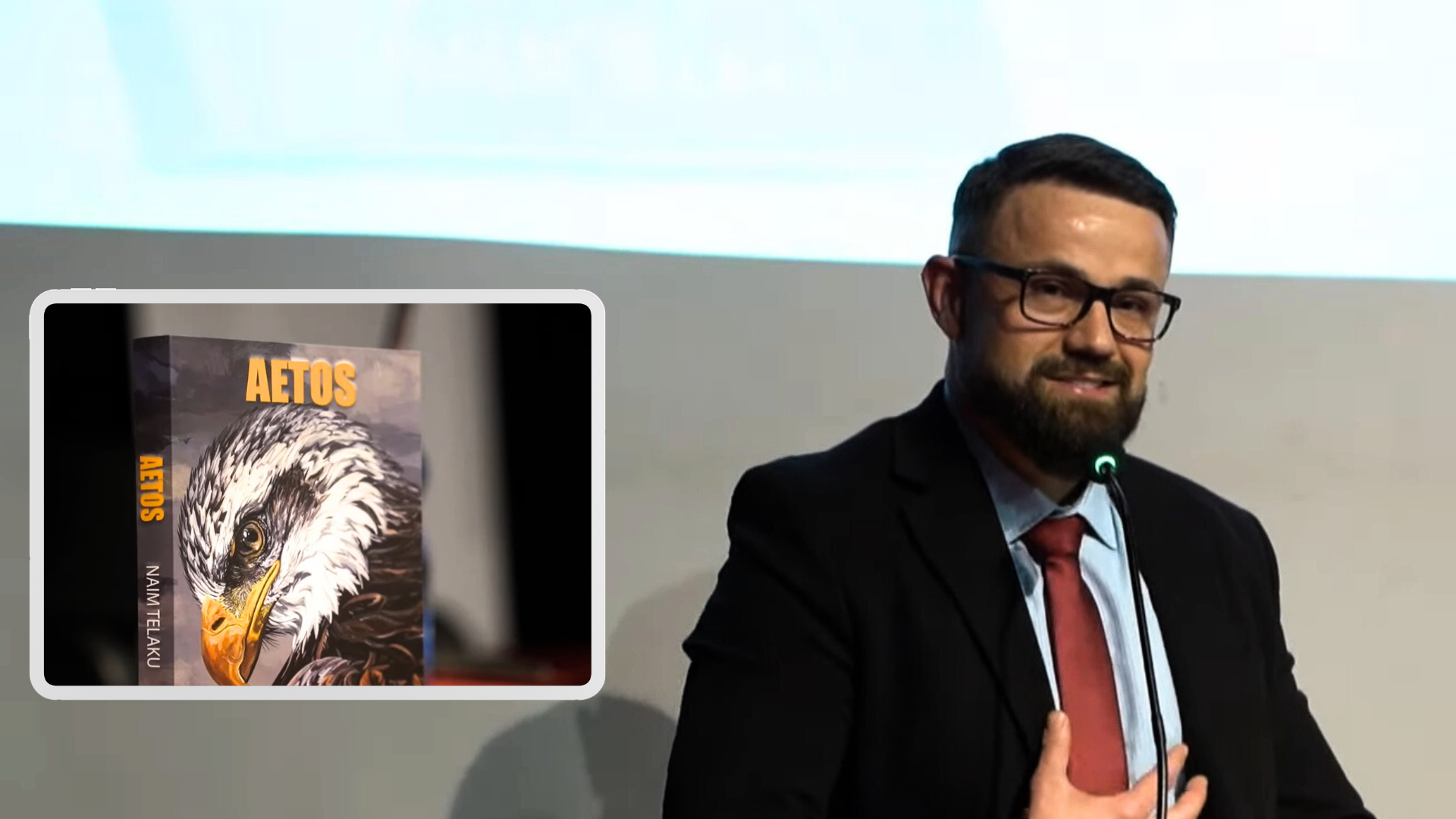 Promovimi i librit “AETOS”, reflektime mediative të autorit Naim Telaku