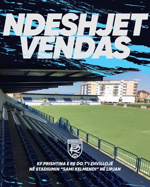 Lipjani pret bardheblutë – stadiumi “Sami Kelmendi” bëhet shtëpia e Prishtinës së Re