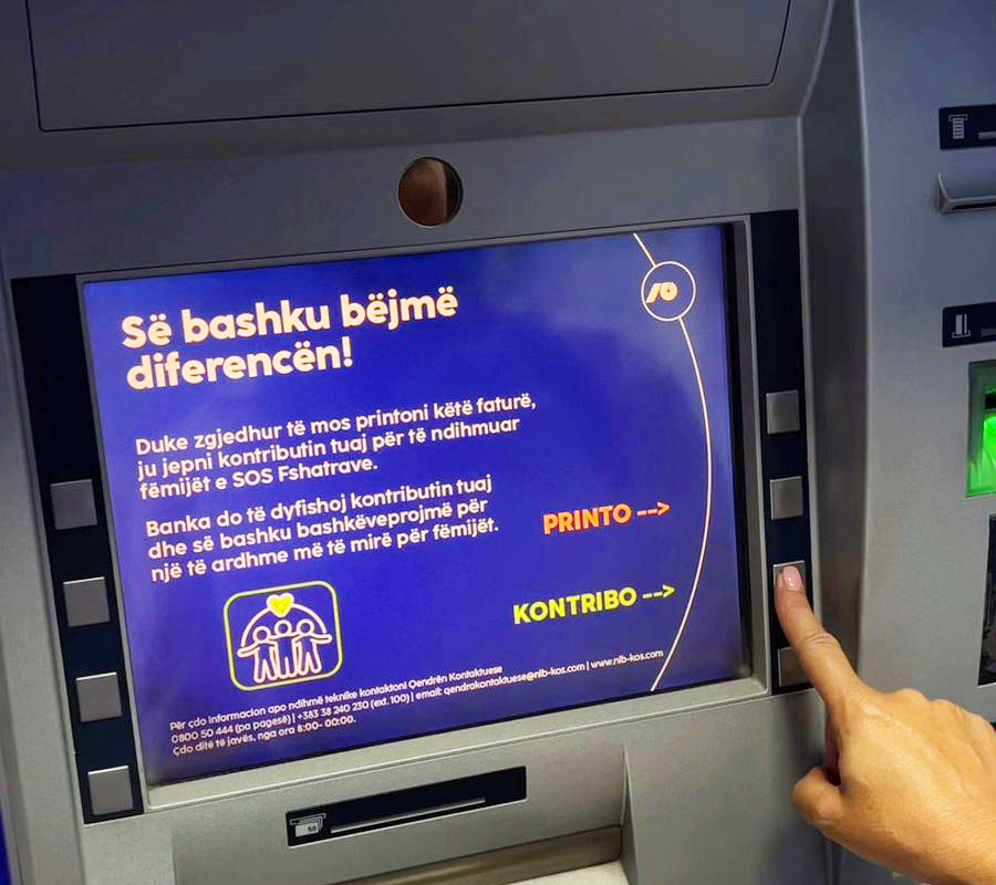 Një hap i ri drejt bamirësisë dhe ruajtjes së mjedisit – përmes bankomatit të NLB Bankës