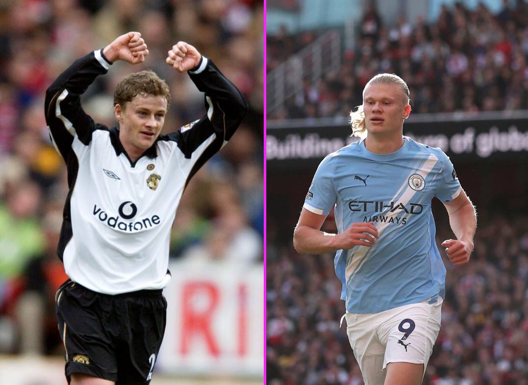 Erling Haaland barazon rekoridin e golave të Ole Gunnar Solskjaer në Premierligë