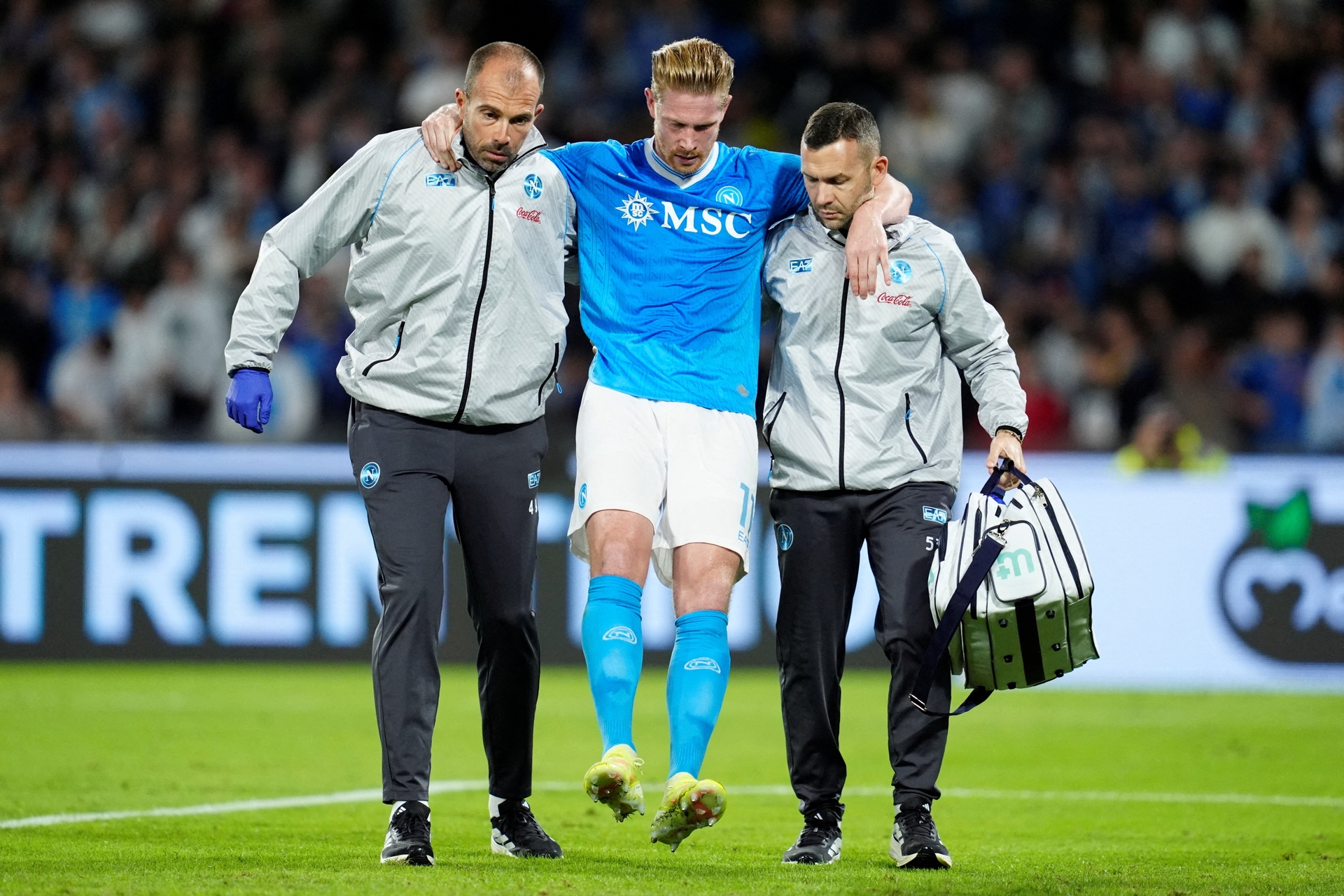 Napoli pa Kevin De Bruyne në ndeshjet e rradhës
