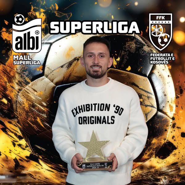 Almir Kryeziu shpallet “Ylli I Javës”në Albi Mall Superligë