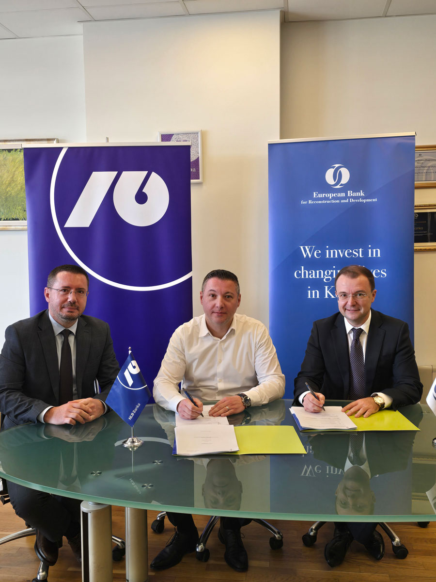 NLB Banka dhe BERZH fuqizojnë bizneset në Kosovë me 20 milionë euro për digjitalizim dhe tranzicion të gjelbër