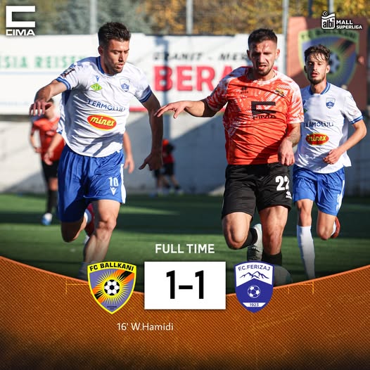 Ballkani dhe Ferizaj ndajnë pikët duke barazuar 1:1