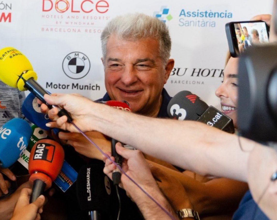 Laporta zbulon gjendjen e Lamine Yamal: “Po vuan nga pubalgia, por vazhdon të luajë me zemër për Barçën”