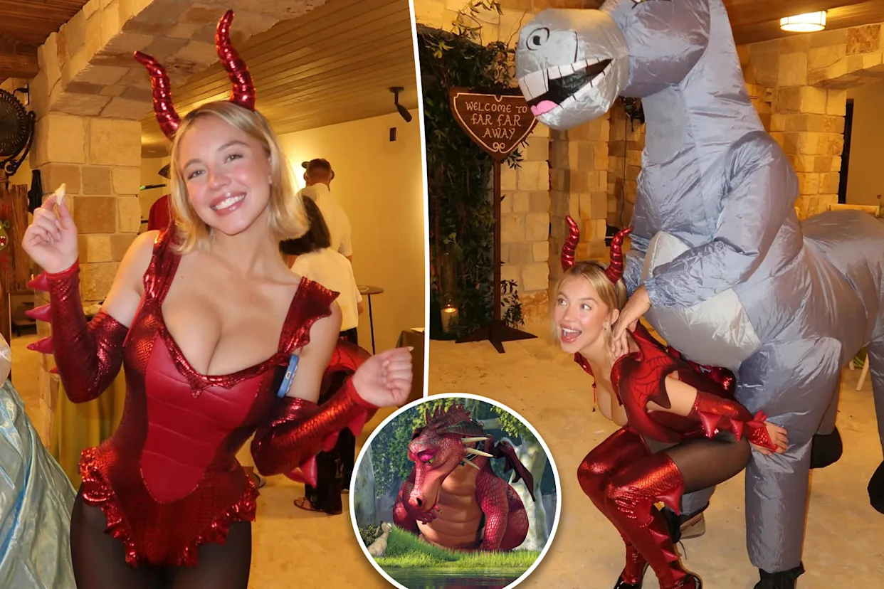 Sydney Sweeney shkëlqen si dragoi i Shrek-ut në “Friendsgiving”!