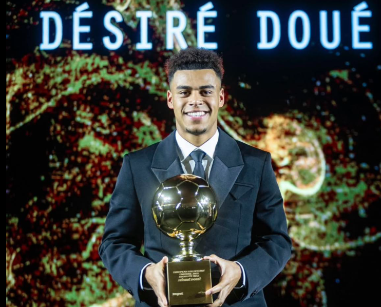 Zyrtare: Désiré Doué shpallet “Golden Boy 2025!”