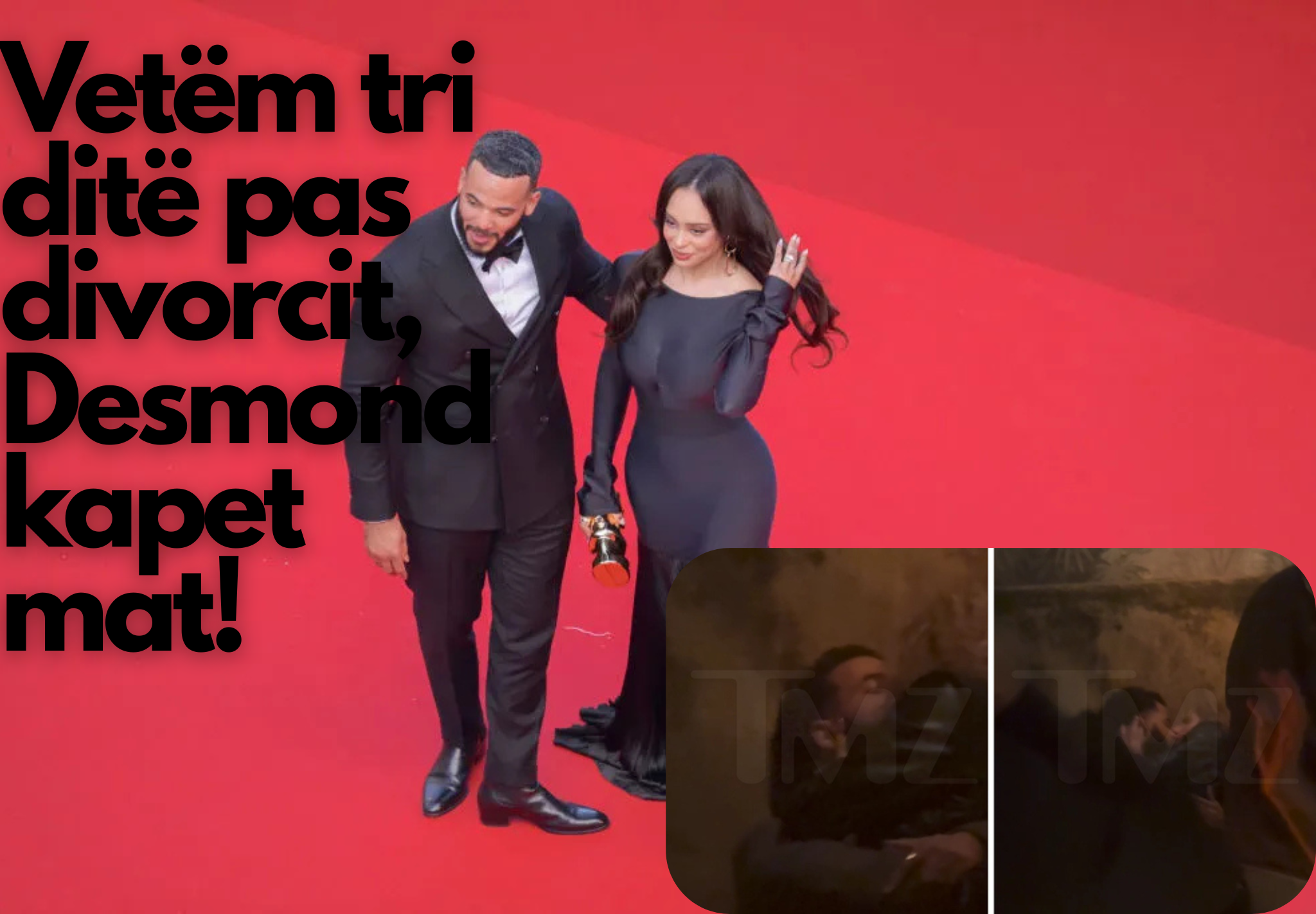 Desmond Scott nuk vajton divorcin – Vetëm 3 ditë pas, kapet duke u puthur me një grua misterioze