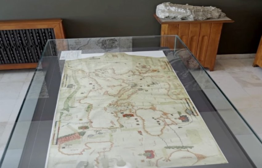 Dokument i rrallë për Skënderbeun, ekspozohet harta e vitit 1455 në Krujë
