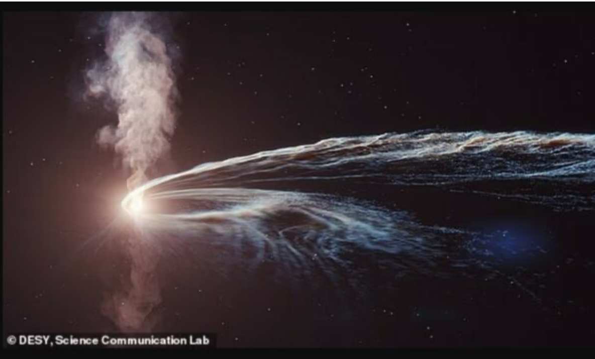 Shkencëtarët e habitur nga një vrimë e zezë që prodhon energji 100 trilion herë më shumë se Death Star