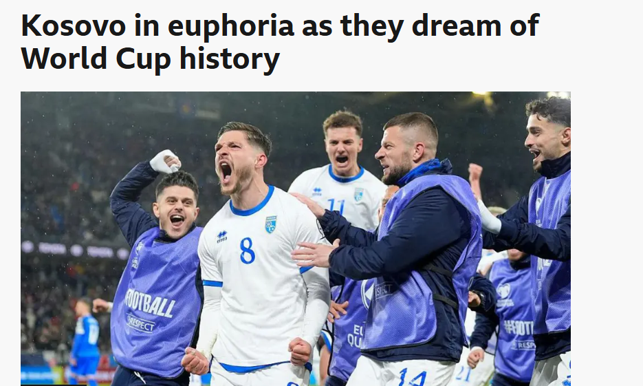 BBC: Kosova vetëm 90 minuta larg historisë së Botërorit
