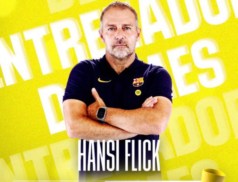 Hansi Flick shpallet trajneri i muajit në La Liga pas ecurisë perfekte të Barcelonës