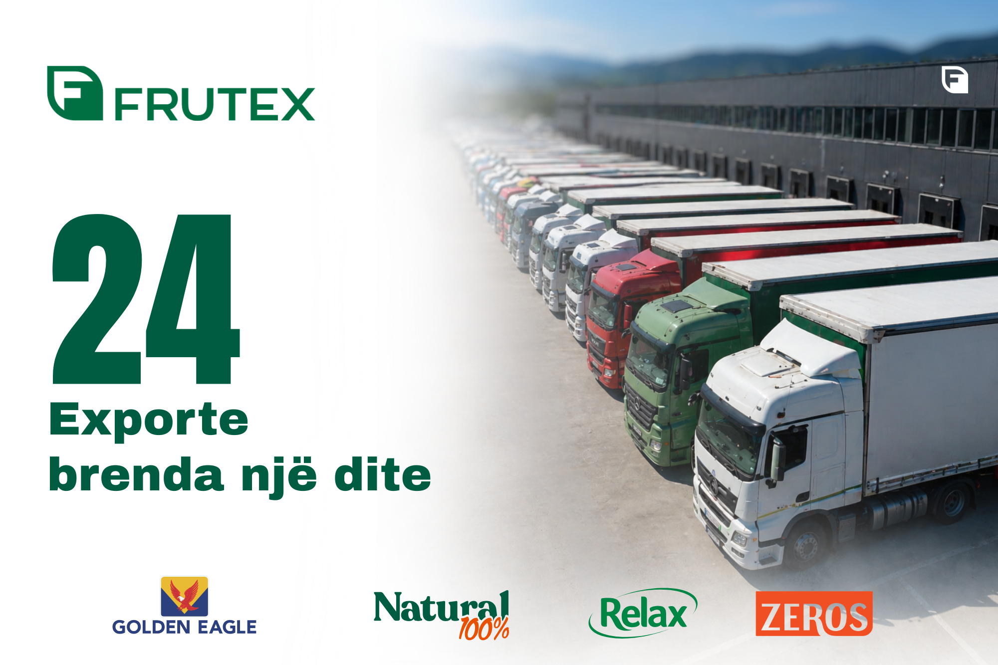 Frutex shënon rekord në eksport – 24 dërgesa brenda një dite drejt tregjeve ndërkombëtare