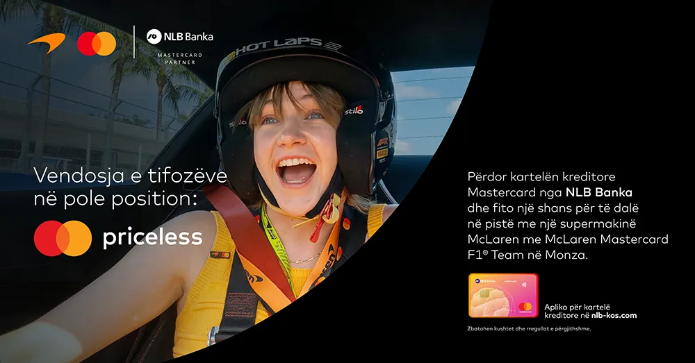 NLB Banka në bashkëpunim me McLaren Mastercard Fomula 1 Team u sjell tifozëve një përvojë të paharrueshme