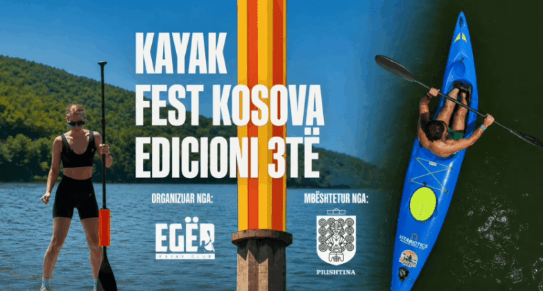 Kayak Fest 2026 rikthehet në Batllavë me tri ditë aventurë, sport dhe muzikë