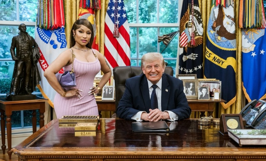 Nicki Minaj viziton Shtëpinë e Bardhë, deklarata e Trumpit për reperen bëhet virale