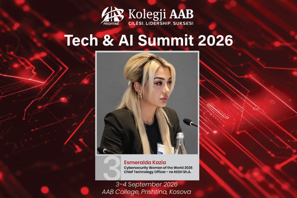 Cybersecurity Woman of the World 2026 folëse kryesore në AI & Tech Summit për mbrojtjen e infrastrukturës kritike në epokën e inteligjencës artificiale