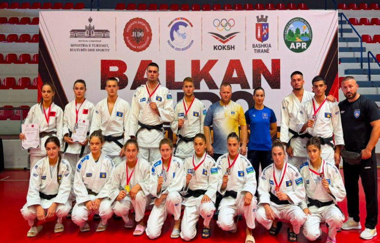 Kosova shkëlqen në Kampionatin Ballkanik të Xhudos, fiton nëntë medalje në Tiranë